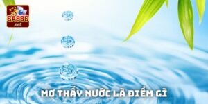 Mơ thấy nước là điềm gì ?